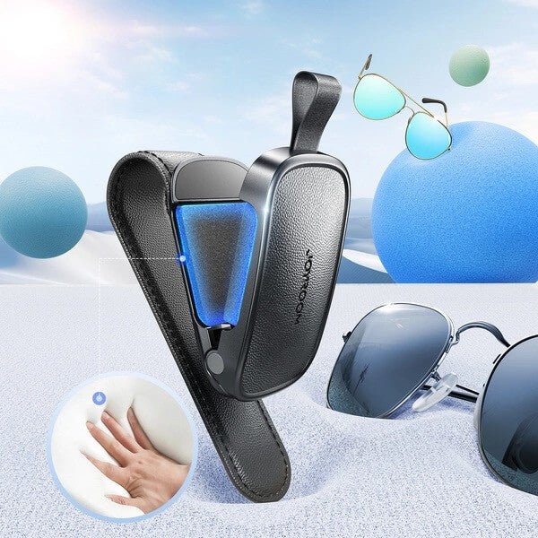 Magnetyczny Uchwyt na Okulary Joyroom | Klips Premium na Osłonę Przeciwsłoneczną - Lumea Shop